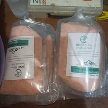 Product Review of (Asli)Garam Himalaya Ibnu Sina 1 kg Original Himalayan Pink Salt Pure Super Fine Natural Organic Premium Himalayan Salt 1kg from Tokopedia customer review 0