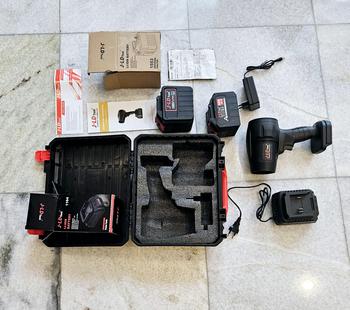 Product Review of JLD 128VF Baterai Impact Baterai Bor 88VF Makita battery Cordless 36VF from Tokopedia customer review 3