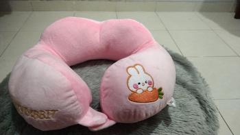 Product Review of ngasoh.id Bantal Leher Traveling Lucu Bantal Perjalanan Study Tour Bahan Halus Sandaran Kepala Mobil Pesawat Dewasa Bed from Tokopedia customer review 0
