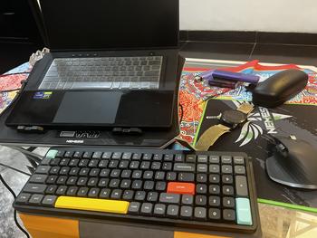 Product Review of Paket Nuphy Air96 V2 QMK Wireless Mechanical Keyboard + NuFolio V3 from Tokopedia customer review 2