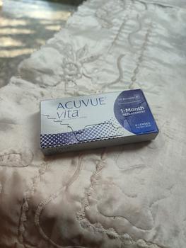 Product Review of ACUVUE VITA MONTHLY CONTACT LENS SOFTLENS SOFTLEN LENSA KONTAK BULANAN 1 BOX ISI 6 PCS from Tokopedia customer review 1