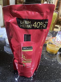 Product Review of tresemme shampoo keratin smooth 900 ml reffil from Tokopedia customer review 1