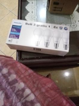 Product Review of Lampu Philips RadiantLine Multipack Bohlam LED 9W 6500K Putih from Tokopedia customer review 2