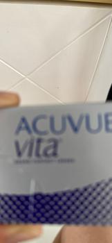 Product Review of ACUVUE VITA MONTHLY CONTACT LENS SOFTLENS SOFTLEN LENSA KONTAK BULANAN 1 BOX ISI 6 PCS from Tokopedia customer review 0