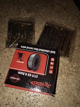 Product Review of Kawat Las Flux Core 0.8MM MIG Redbo 1kg from Tokopedia customer review 0