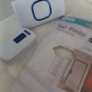 Bel Rumah Wireless Bunyi Assalamualaikum Baterai Listrik Bel Kantor Toko Jarak Jauh Anti Air Merek KOTAKIN