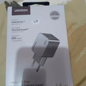 Ugreen BATOK ADAPTOR CHARGER 45WAT DUAL PORT TYPE C SUPER FAST CHARGING