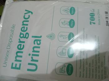 Product Review of Urine Bag - Kantong Kencing Gel / Kantong Pipis / Portable Car Toilet from Tokopedia customer review 0