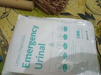 Product Review of Urine Bag - Kantong Kencing Gel / Kantong Pipis / Portable Car Toilet from Tokopedia customer review 1