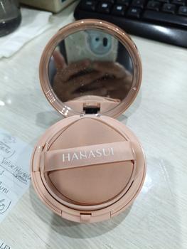 Product Review of Hanasui Serum Cushion Soulmatte - Matte Finish UVA & UVB Protection Perfect Coverage Menyamarkan Pori-Pori Garis Halus Noda Wajah from Tokopedia customer review 2