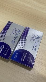 Product Review of ACUVUE VITA MONTHLY CONTACT LENS SOFTLENS SOFTLEN LENSA KONTAK BULANAN 1 BOX ISI 6 PCS from Tokopedia customer review 1