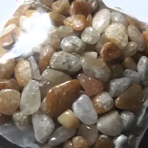 Yellow Jade Chips 5-9mm 100 gram Batu Asli