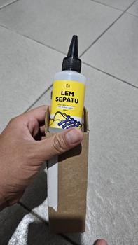 Product Review of Flap Shoes Care - Shoe Glue - Lem Sepatu Super Kuat Original - Lem Sepatu Cleaner Canvas from Tokopedia customer review 1