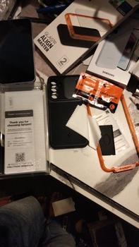 Product Review of Tempered Glass for Samsung Galaxy A55 Spigen GlastR Alignmaster Clear Tray from Tokopedia customer review 0