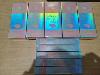 Product Review of 【CUCI GUDANG】MAGEFY 2-IN-1 Lipstik  / Matte Liquid Lipstick / Lip Lembut Tahan Lama Pelembab Pigmentasi Tinggi 12 Colors 8016 from Tokopedia customer review 3