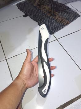 Product Review of Gergaji Kayu Lipat Portable Folding Saw Saku Baja SK5 Tahan Karat Potong Dahan Bambu Serbaguna 13/18/21/24/30/35 cm from Tokopedia customer review 1