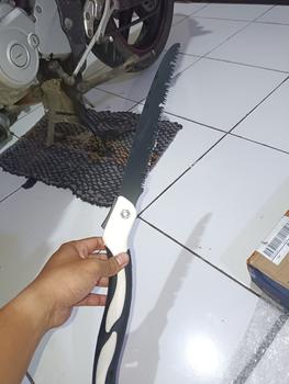 Product Review of Gergaji Kayu Lipat Portable Folding Saw Saku Baja SK5 Tahan Karat Potong Dahan Bambu Serbaguna 13/18/21/24/30/35 cm from Tokopedia customer review 0