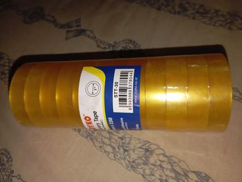 Product Review of (12 Roll) Isolasi Kado Core Kecil JOYKO STT-30 Selotip 12 mm x 45 Meter Cellotape 1/2" Inch Clear Putih Bening | SLOP from Tokopedia customer review 0