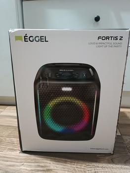 Product Review of Eggel Fortis 2 Portable Party Speaker with RGB Lights from Tokopedia customer review 0