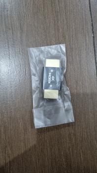 Product Review of HDMI Connector Adapter Male To Male 4K Straight [HDM-M19] from Tokopedia customer review 0