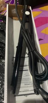 Product Review of Catokan Rambut Kemei 2139 Catokan Rambut 2in1 Ceramic berkualitas Meluruskan Hitam Straightener from Tokopedia customer review 0