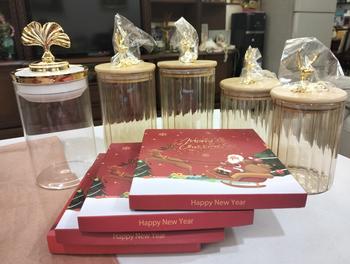 Product Review of AVELINE Penyimpanan Makanan Toples Food Jar Gold Kaca Deer dan Gold Hampers dan Premium Parcel from Tokopedia customer review 0
