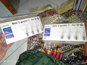 Product Review of Lampu Philips RadiantLine Multipack Bohlam LED 9W 6500K Putih from Tokopedia customer review 3