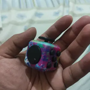 FIDGET KOTAK DADU TOYS BUTTON PUZZLE DICE MIX HANDLE CUBE Games