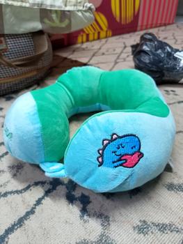 Product Review of ngasoh.id Bantal Leher Traveling Lucu Bantal Perjalanan Study Tour Bahan Halus Sandaran Kepala Mobil Pesawat Dewasa Bed from Tokopedia customer review 2