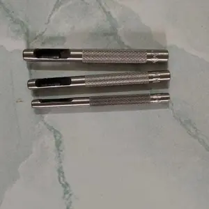 Leather Tools Leather Punch Leathercraft Hole Craft PEMBOLONG KETOK KULIT UNTUK KERAJINAN BAN PINGGANG DLL 1 - 10 MM