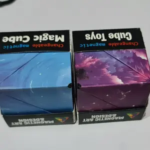 Mainan Puzzle Kubus Magic Cube Magnetik 3D Multi