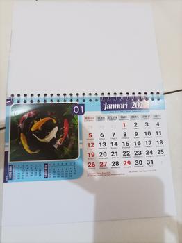 Product Review of kalender meja standar 2025 from Tokopedia customer review 0