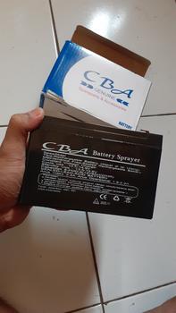 Product Review of BATERAI AKI ACCU 8 AH 12 VOLT ORI CBA SPRAYER ELEKTRIK BATTERY SPRAYER from Tokopedia customer review 0