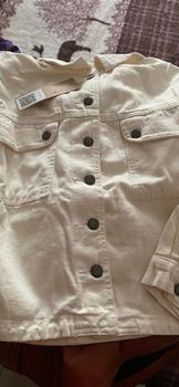 Product Review of JINISO Jaket Crop Jeans Oversize Pocket Khaki from Tokopedia customer review 0