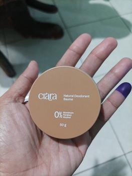 Product Review of CIARA NATURAL DEODORANT BAUME 30 GR from Tokopedia customer review 0
