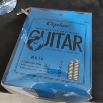 Product Review of Orphee RX15 9-42 Senar Gitar Elektrik Super Light from Tokopedia customer review 0