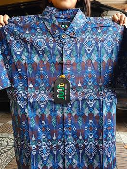 Product Review of DGM Kemeja Batik Pria Lengan Pendek Batik Songket 005 A from Tokopedia customer review 0
