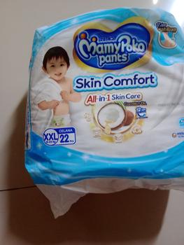 Product Review of mamypoko comfort skin s l xl xxl from Tokopedia customer review 0