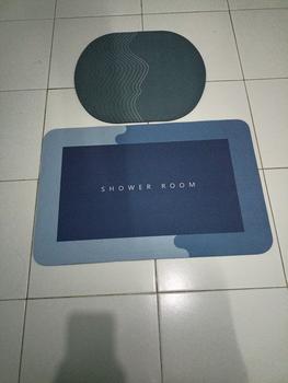 Product Review of Keset Kamar Mandi Diatomite Anti Slip Anti Bau Cepat Kering Karet Diatomite Mat from Tokopedia customer review 0
