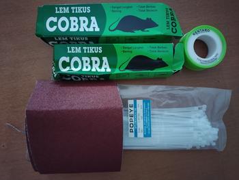 Product Review of COBRA Lem Tikus Perekat Jebakan - Pembasmi Tikus Hewan Lengket from Tokopedia customer review 0