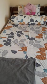 Product Review of sprei perca My Love ukuran 90x200 kain kotakan from Tokopedia customer review 0