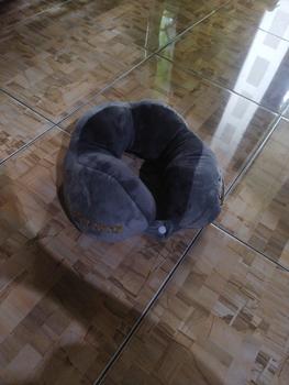 Product Review of ngasoh.id Bantal Leher Traveling Lucu Bantal Perjalanan Study Tour Bahan Halus Sandaran Kepala Mobil Pesawat Dewasa Bed from Tokopedia customer review 0