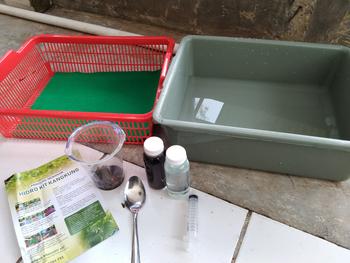 Product Review of INFARM - Paket Kit Hidroponik Rakit Apung Kangkung Bak Persegi Daun Kotak from Tokopedia customer review 1