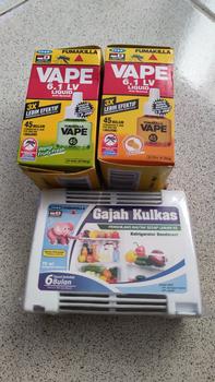 Product Review of Penghilang Bau Kulkas Cap Gajah Penghilang Bau Tak sedap Kulkas from Tokopedia customer review 0