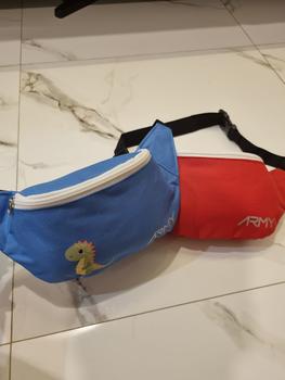 Product Review of ARMY Mini Waist Bag Tas Pinggang Anak Cotton Soft Bumbag pria wanita from Tokopedia customer review 2