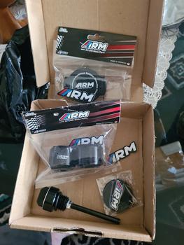 Product Review of ARM Tutup Oli Universal TWO TONE  Motorcycle Gold Kendaraan from Tokopedia customer review 0