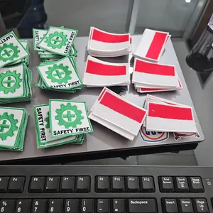 Bordir Emblem/patch/logo k3 dan Bendera