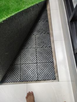 Product Review of DRAINASE RUMPUT SINTETIS tebal 3 CM UK 25 x 25 CM (HARGA PABRIK) from Tokopedia customer review 0