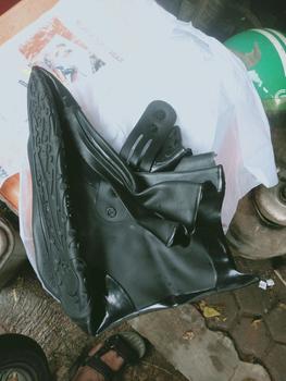 Product Review of Cover Sepatu Anti Air Hujan Sarung Sepatu Mantel Pelindung Sepatu from Tokopedia customer review 0