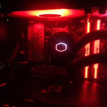 Product Review of COOLER MASTER MASTERLIQUID 240L CORE ARGB | ML240L CORE LIQUID COOLER from Tokopedia customer review 0